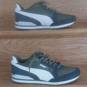 ST Runner V3 NL Puma Burnt Olive Green-Marshmellow Sneakers